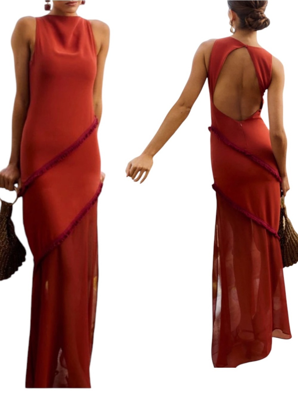 LADY PIPA GRACE Chiffon DRESS EUC Size Small